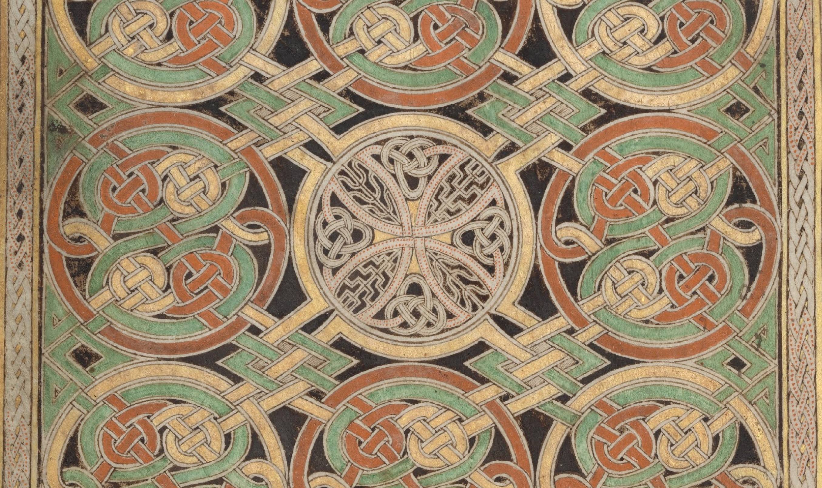 Book of Durrow (Detail), f.85v, ca. 700, The Library of Trinity College Dublin, Cat. Nr. TCD MS 57 f.85v.