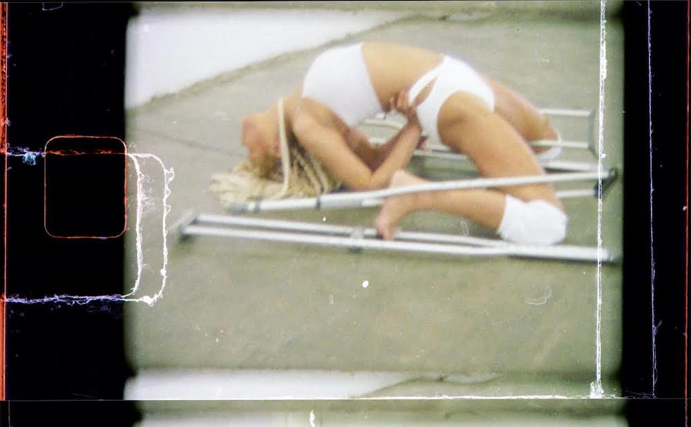 Panteha Abareshi, Unlearn the Body, 2020. Still from a performance shot on super 8mm color negative, 4'55 min.