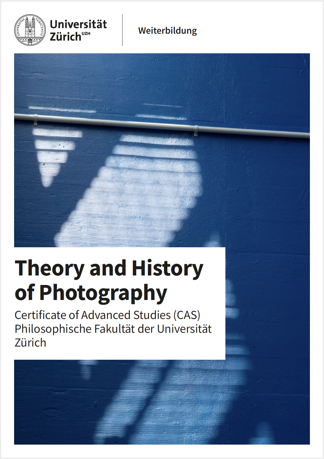 Informationsflyer CAS in Theory and History of Photography