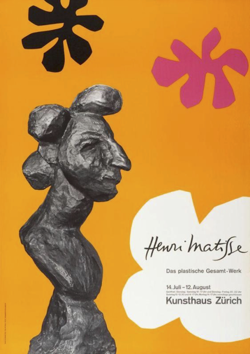 Bildunterschrift: Plakat der Henri Matisse-Ausstellung 1959