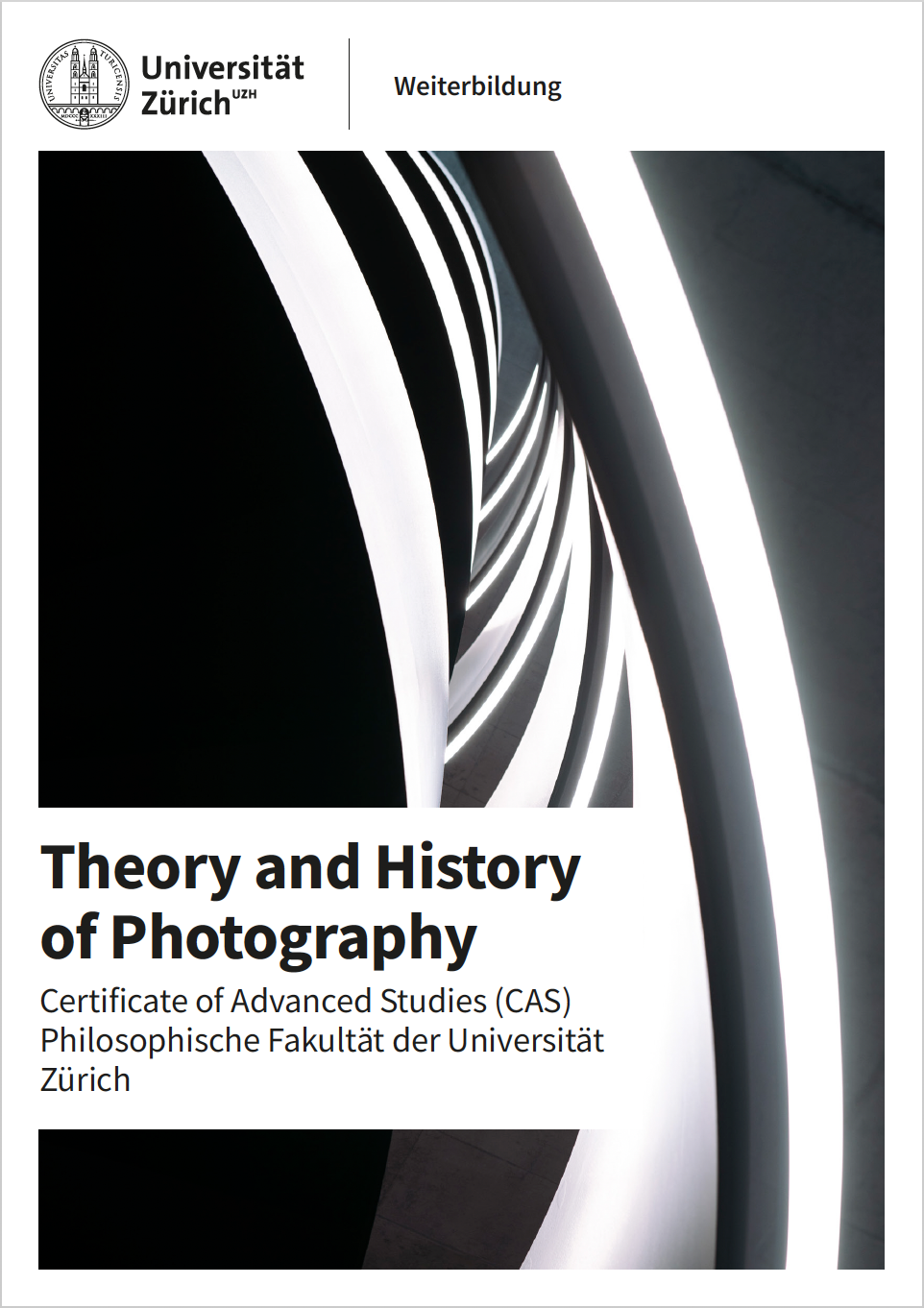 Informationsflyer CAS in Theory and History of Photography