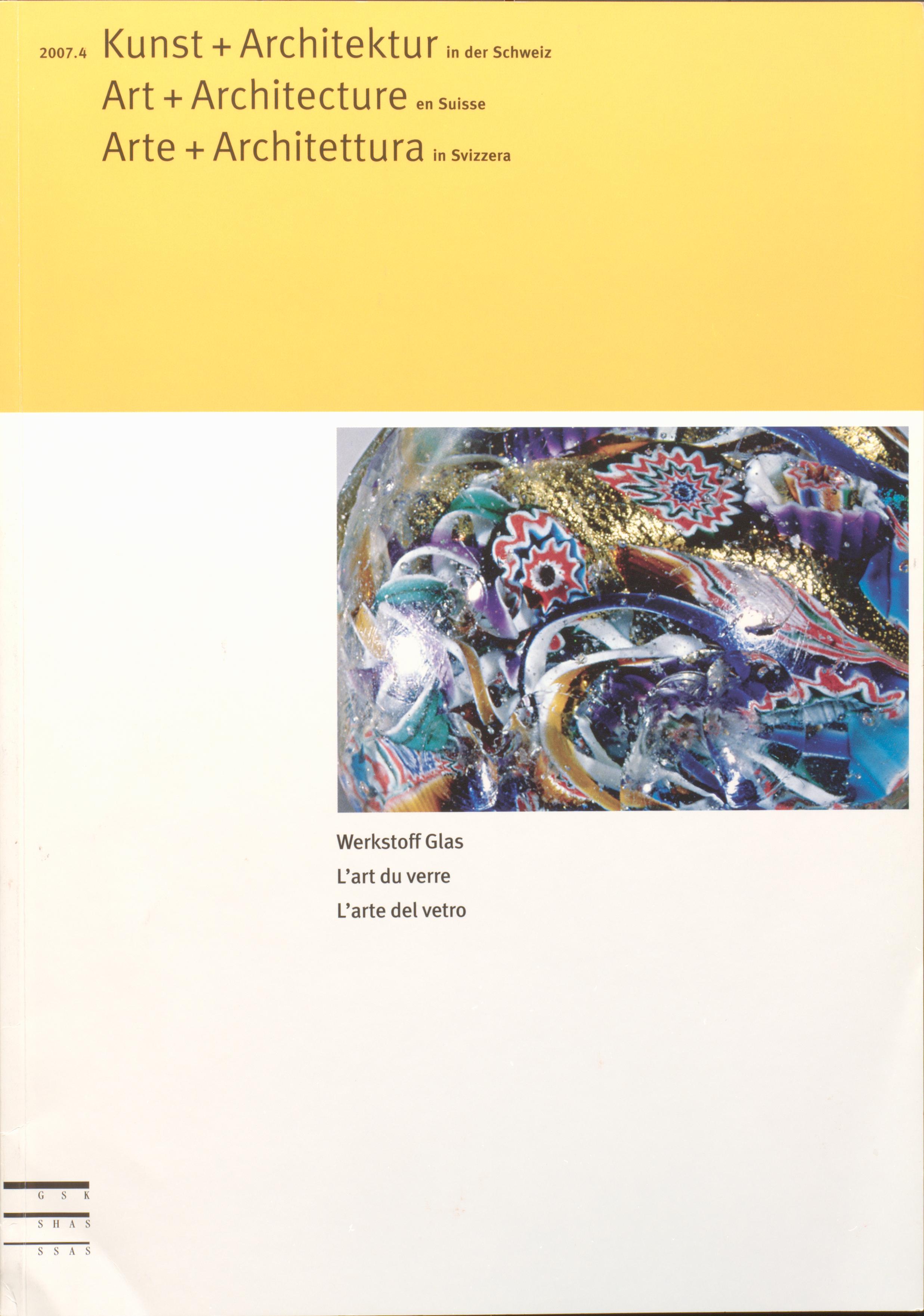 Publikation Sommerer in Kunst und Architektur Glas